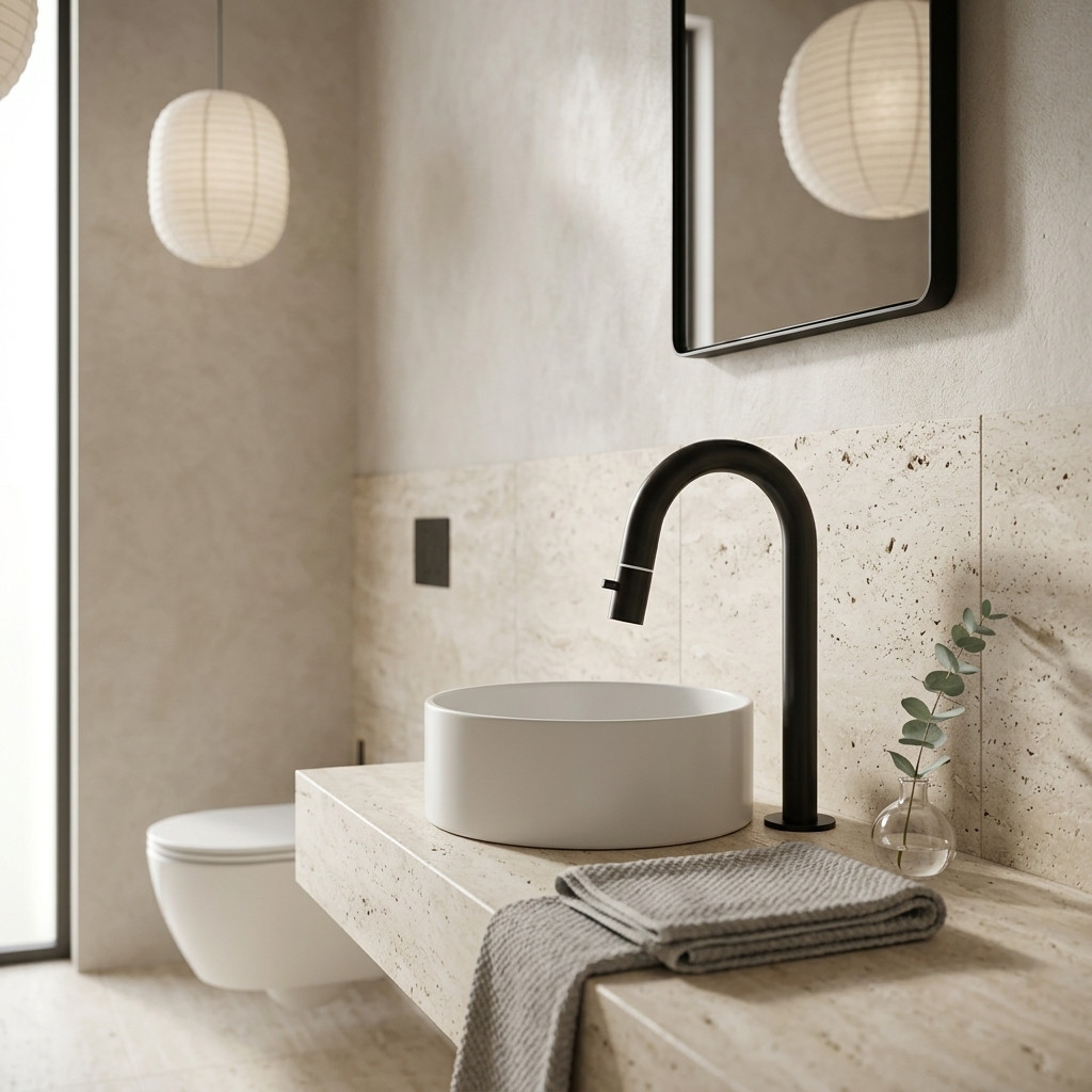 Aquanello Eterna Rubinetto alto per fontana nero opaco acqua fredda ET4002-10
